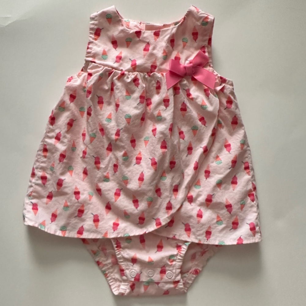 12M Baby Girl Dress Bodysuit